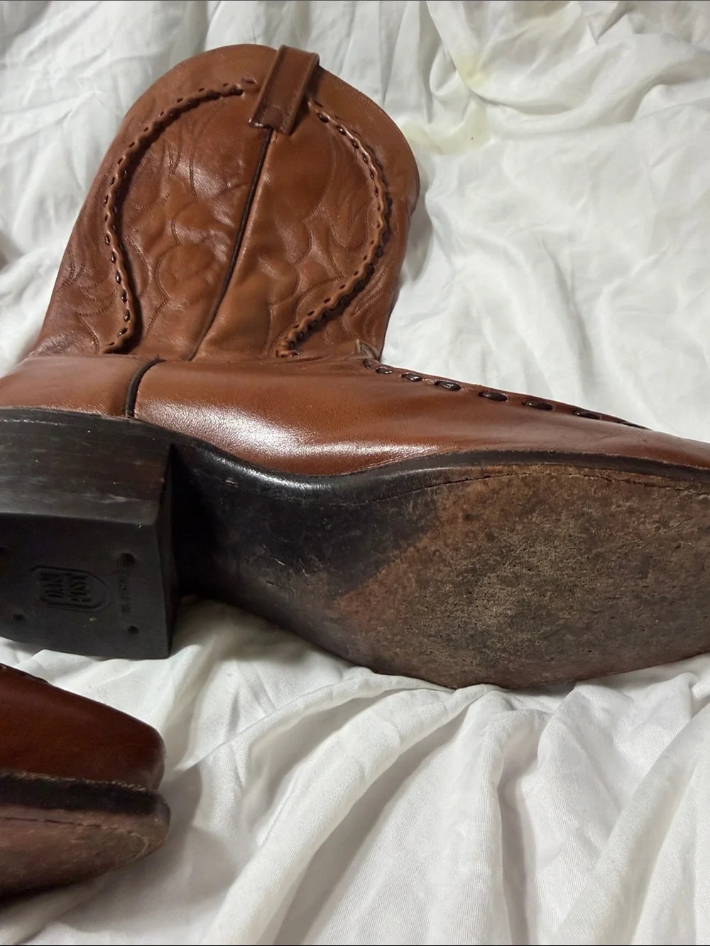 Dan Post Brown Leather Western Boots